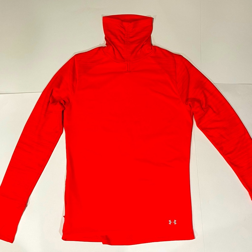 Women’s UNDER ARMOUR Half Zip Semi-Fitted Sweater Size: M Color: Deep C…